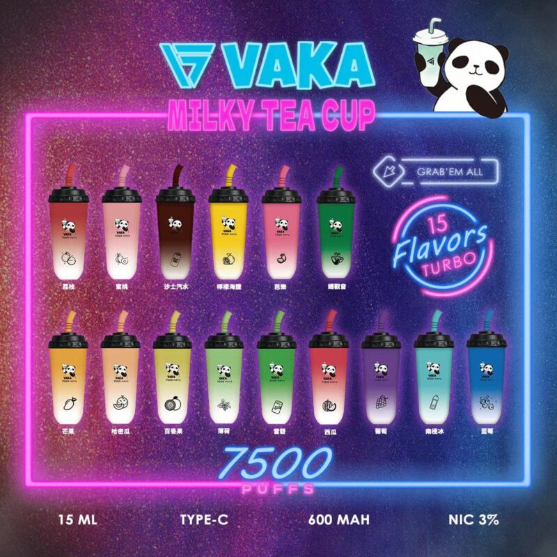 【Y倉】VAKA7500 拋棄式 電子煙(買10送1)