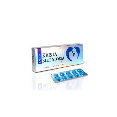 【藍色風暴】 Krrista Blue Storm 超級雙效威而鋼 260mg (10錠裝)